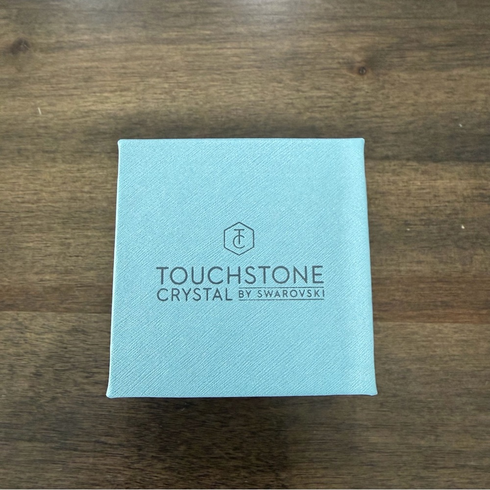 Touchstone Crystal by Swarovski October Rose Color Stud Earrings #1329 - Picture 2 of 7